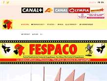 Tablet Screenshot of fespaco.bf